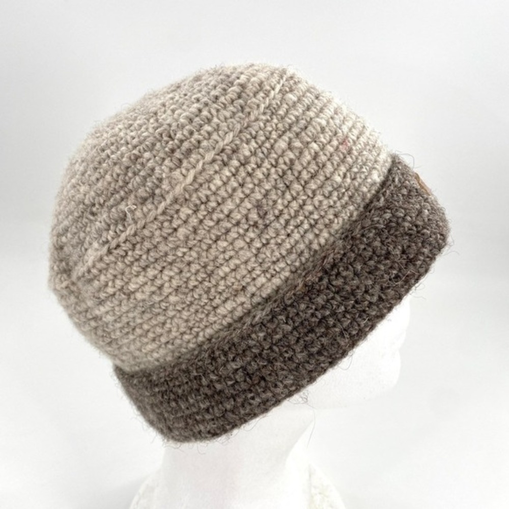 Everest Designs Womens Knit Beanie Hat Tan‎ Brown Lined Winter - Picture 4 of 9